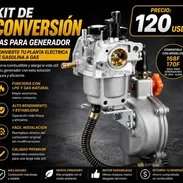 Kit de Conversión de Gas para Generadores 3 kW (168F / 170F) - Img 56570769