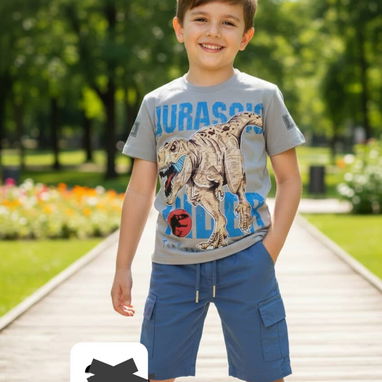 Conjuntos de pulovers y shorts para niños - 10/10