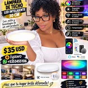 💡🌈 ¡ILUMINA TU HOGAR DE UNA FORMA DIFERENTE! 🌈💡 ✨ LÁMPARA DE TECHO LED INTELIGENTE – 30 CM ✨ 📱 Control desde tu cel - Img 57342555