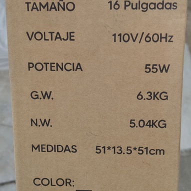 Ventilador, pedestal, EcoFlow, 55w, 50w. - Img 120200794