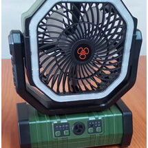 VENTILADOR RECARGABLE PORTÁTIL F6 CON LUZ LED 20000mAh NARANJA o VERDE - Img 109448391