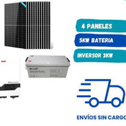 Kit solar 3000w -4 paneles de 600 Wats.Precio sin instalación: 3100 usd Precio con instalación 3530 usd - Img 55807070