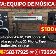 100USD Equipo JVC audio VINTAGE de los 80 con sus bafles de 3 vías - Img 57997702