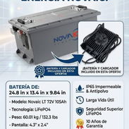 Bateria de 7.5 KWh y cargador incluido en esta oferta,,para triciclo,motorina y otros,,yoaemily 💯 - Img 58295789