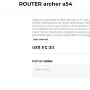 ROUTER archer a54 nuevo - Img 55067420