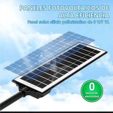 Lámparas Luz Solar Exterior Luminaria Solar Led - 2/10