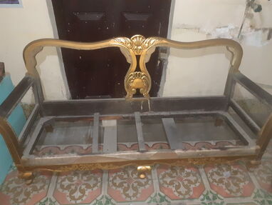 🚨GANGA🚨 Vendo muebles Estilo Luis XV ya restaurados, aun sin tapizar, cero detalle - Img 63787005