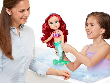 Muñeca Disney Princesa Ariel, Canta y Brilla la cola + 20 Frases y 2 Canciones "Part of Your World" y "Under the Sea", N - Img 58494452
