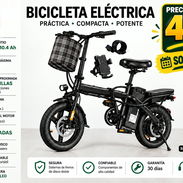 Scooter Eléctrico Plegable T1 con los accesorios de la imagen - Img 58057896