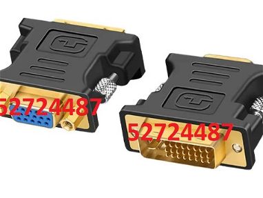 Adaptadores NUEVOS - TODO X $8 (DP-HDMI, DVI-VGA) - 52724487 - Img main-image-44511221