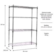✓ESTANTES DE ALUMINIO DE DE 4 BALDAS - Img 56615947