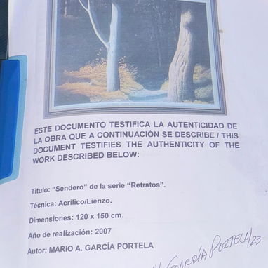 Cuadro Original "Senderos" – Mario García Portela | Arte Cubano - Img 123944428