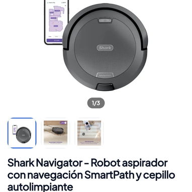 Robot aspiradora y fregasuelos con control por celular (hay otros modelos) - 6/10