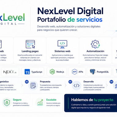 Programación Web y Soluciones Digitales | NexLevel Digital - Img 124915929