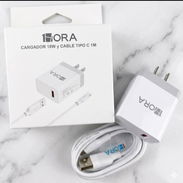 CARGADOR COMPLETO ESPIGA USB A Y CABLE TIPO C A USB DE 3A CARGA RÁPIDA Y TRANSFIERE DATOS (MARCA 1 HORA) - Img 54908556