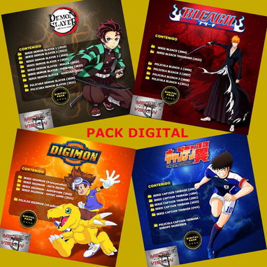 NUEVO!!! Pack Digital de serie y peliculas MANGA - Img 97355433