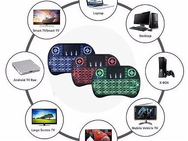 TECLADO INALÁMBRICO CON MOUSE TOUCHPAD USB Y BLUETOOTH - Img 66337229