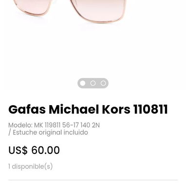 Gafas Michael Kors. Estuche original incluído. De mujer y hombre. Originales - 3/4