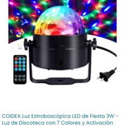 Luz de discoteca con 7 colores y activación por sonido - Img 57191190