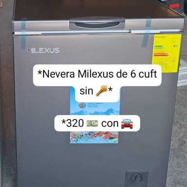 Neveras varias de : 4.2/6/7/10/11.2 pies y split Inverter 220v 1t - 6/6