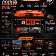 Planta Eléctrica 4 Tiempos, Marca SACO de 1200w, Nuevas en sus Cajas - Img 58004147