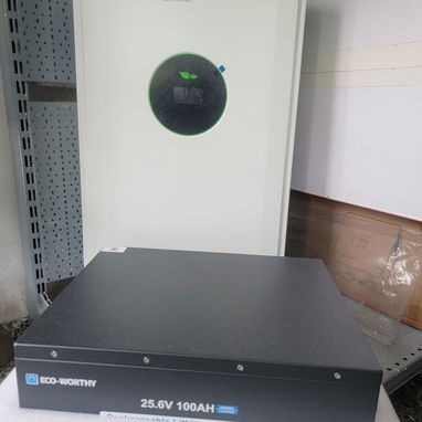 Baterías, inversor y Panel solar - 5/8