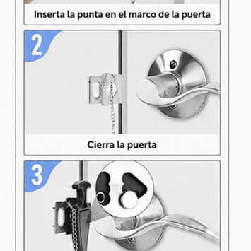 ALARMA SOLAR-SENSOR DE MOVIMIENTO, ALARMA BATERÍAS-SENSOR MOV, ALARMA-CUÑA PARA PUERTAS, LÁMPARA SOLAR DSEGURIDAD-SENSOR - 5/9