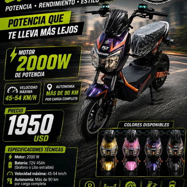Bicimotos y motos eléctricas - 8/10