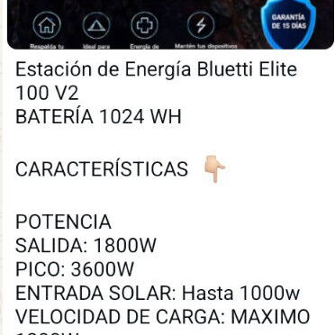 Estación de energía Bluetely 1024 w - 2/2