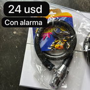 Candado con alarma 🚨 para moto y bicimoto - Img 55495324