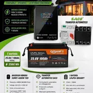 Inversor híbrido SUMRY 4000W - 1 Batería 25.6V 100Ah y Transfer SACO (s) - Img 56732899