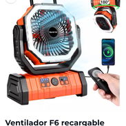 Ventilador F6 recargable 20000 mah - Img 58029873