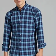 Camisa mangas largas de hombre ,color  azul - Img 57904566