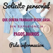 Se solicita personal para trabajar desde la casa 🏡. Pagos diarios a tu tarjeta 💳 - Img 50562039