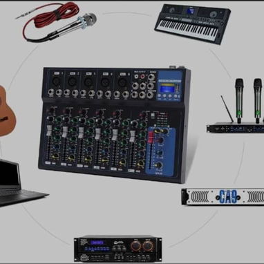/Sonido/Equipos de Audio/Mixer/🎚️ Consola Mezcladora CeRaBuRET 7 Canales 🎤 Bluetooth + USB + 48V - 4/4