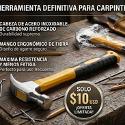 Martillo de carpintero de acero inoxidable y mago de alta resistencia - Img 56706107