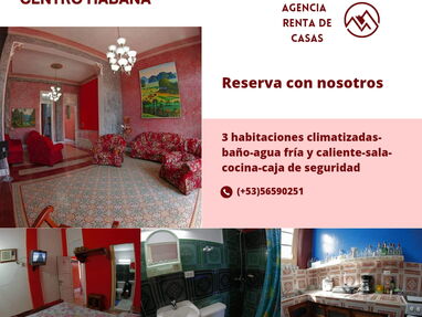⭐Renta casa de 3 habitaciones,cocina, sala,por el Hotel Douville,Galiano,cerca del Malecón Habanero - Img 53695278