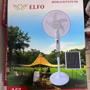 Ventilador recargable con Panel Solar 16" ELFO - Img 57476767