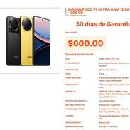 POCO F7 Ultra 5G con Sensor de Huella Ultrasónico por Solo $600.00 VPT#-0342 - Img 55667472