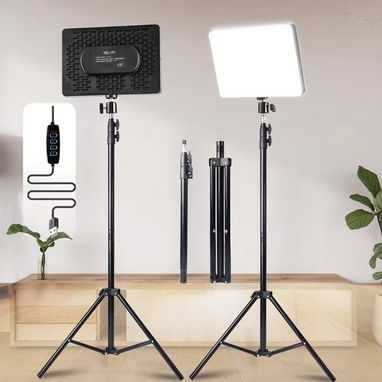 CREA CONTENIDO TRÍPODE MICRÓFONO ILUMINACIÓN - 5/10
