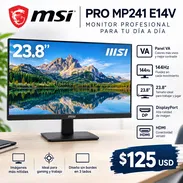Monitor MSI Pro MP241 E14V panel VA 144Hz 23.8'' DP/HDMI $125 USD - Img 58233115