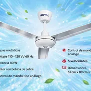 Ventilador de techo Royal - Img 57615985