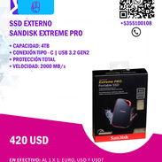 SSD Externo SanDisk Extreme Pro – 4TB | Nuevo | 420 USD - Img 54357535