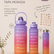 Set de 3 pomos tapa morada - Img 55345811