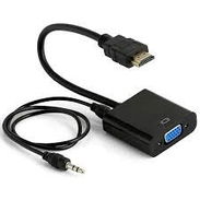 🔌 Adaptador HDMI a VGA con Audio – Video y Sonido en Alta Definición - Img 53554628