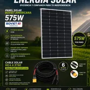 👑Combo Solar Panel Solar Boviet Cable Solar 6 metros - Img 56892348