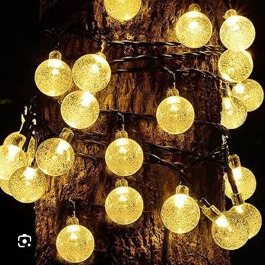 Guirnaldas de luces calidad con paneles solares - 2/5