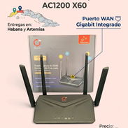 Router OLAX SCORPION AC1200 X60 >>> PUERTO WAN , 3 LAN , FULL GIGABIT , DOBLE BANDA , 1200 MB ANCHO BANDA - Img 57855897