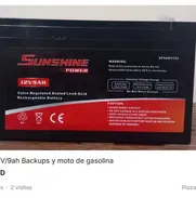 Baterias para motos 🏍 de gasolina ⛽️ y Backups - Img 49630536