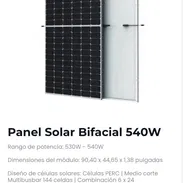 Panel solar bifacial 540 W - Img 57862294